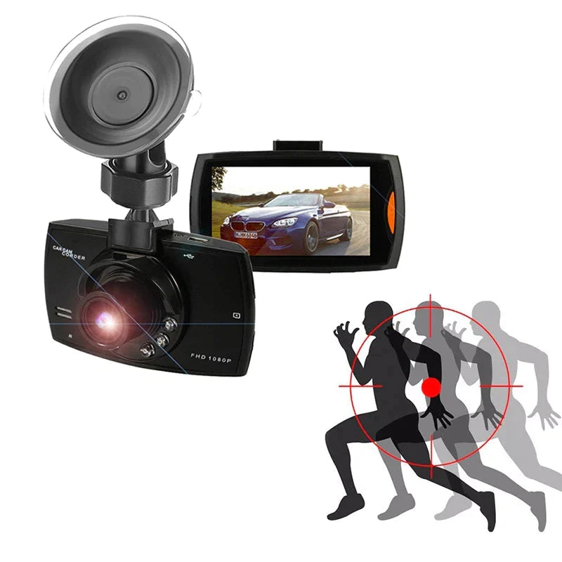 2.7'' Full HD 1080P Dash Cam Car DVR Front & Rear Camera Night Vision G-Sensor